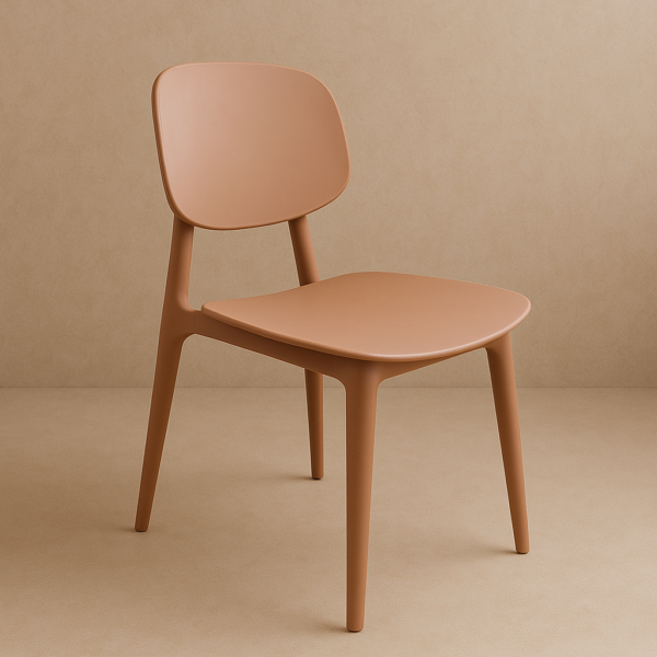 Silla Soft Rose – Estilo Contemporáneo con Toque Dulce